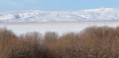 Erzurum'da termometreler sıfırın altında 18 dereceyi g&ouml;sterdi