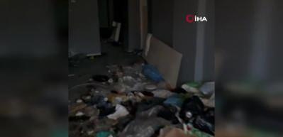 Madde bağımlısı anne metruk binada bebeğini bakımsız bıraktı