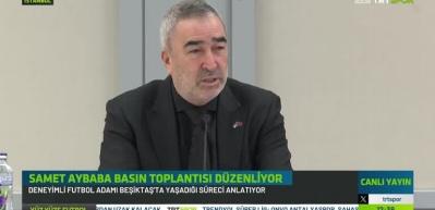 Samet Aybaba basın toplantısı d&uuml;zenliyor