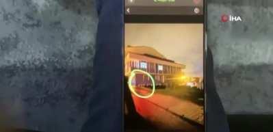 Şehir eşkıyaları hara&ccedil; vermeyen işletmeye el bombası attı! İşte o inanılmaz anlar...