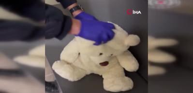 &Ccedil;anakkale&rsquo;de oyuncak ayı i&ccedil;inden uyuşturucu &ccedil;ıktı