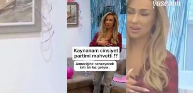 Cinsiyet öğrenme partisi fena karıştı: Kayınvalide gelininden rol çaldı