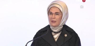 Emine Erdoğan: İsrail'in Filistin'deki eylemleri 'Post-Modern Holokost'