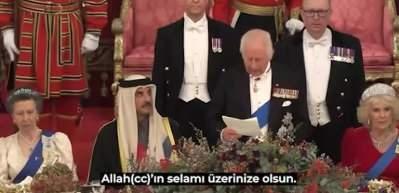 İngiltere KralI Charles Arap&ccedil;a konuştu! O anlar sosyal medyada en &ccedil;ok paylaşılanlar arasına girdi