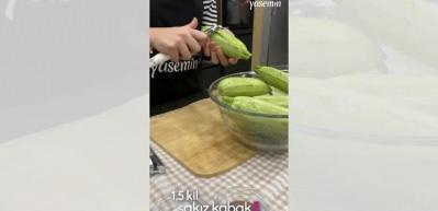 Kaşık kaşık yediren "Karamelize Kabak Mezesi"