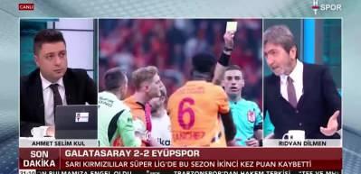 Rıdvan Dilmen'den Berke &Ouml;zer'e b&uuml;y&uuml;k &ouml;vg&uuml;: "Ma&ccedil;ın skoru Galatasaray 2-2 Berke &Ouml;zer"