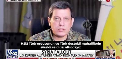 ABD medyasına konuşan ter&ouml;r &ouml;rg&uuml;t&uuml; s&ouml;zc&uuml;s&uuml;; "T&uuml;rk ordusu bizi fel&ccedil; etti!"