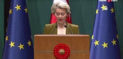 AB Komisyonu Başkanı Von der Leyen'den Suriye a&ccedil;ıklaması
