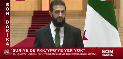 Ahmed eş-Şera: Yaptırımlar kaldırılmalı