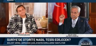 B&uuml;lent Arın&ccedil;: "Suriye'deki olanlardan en karlı &ccedil;ıkan İsrail'dir"
