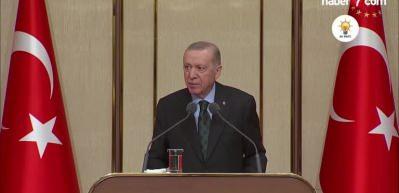 Cumhurbaşkanı Erdoğan Beştepe'de emeklilerle buluştu