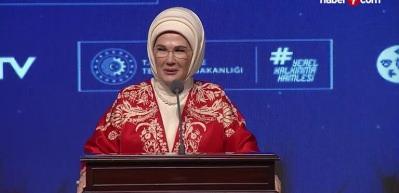 Emine Erdoğan, Anadoludakiler Projesi Belgesel Lansman Programı'nda konuştu