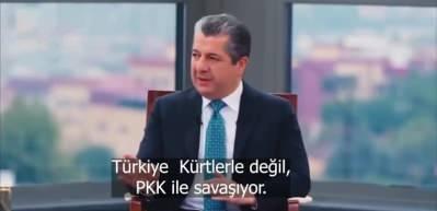 IKBY Başkanı T&uuml;rkiye'nin PKK direnişini d&uuml;nyanın g&ouml;z&uuml; &ouml;n&uuml;ne serdi