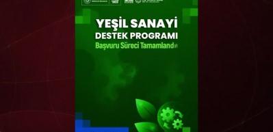 Yeşil Sanayi Destek Programı'na milyarlık ödeme