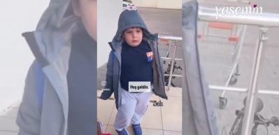 Eve gelir gelmez annesine ilk sorduğu soru "Yemekte ne var?" olan minik çocuk...