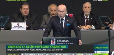 H&uuml;seyin Y&uuml;cel'den kongrede başkanlık konuşması!