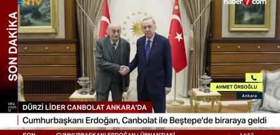 Lübnan'daki Durzi Lider Velid Canbolat Beştepe'de!