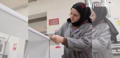 Mobilya bölümünde tek kız öğrenci: Erkeklere taş çıkartıyor!