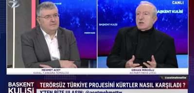 AK Partili Orhan Miroğlu: "K&uuml;rt meselesi sınırlarımızın i&ccedil;inde kalmıyor"