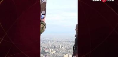 Esed d&uuml;şt&uuml;, Kasiyun Dağı'nın manzarası Suriye'lilerin hizmetine sunuldu