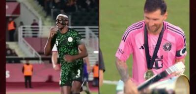 Galatasaray'ın yıldızı Osimhen 2025'te Messi'yi de ge&ccedil;ti