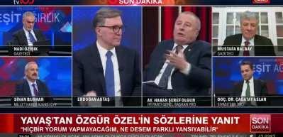 Canlı yayında gergin anlar! İYİ  Parti Genel Başkan Yardımcısı Yavaş&rsquo;ın  &uuml;&ccedil; projesini sayamadı