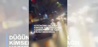 Kırgız damat Kutkeldi "Kimsem yok" dedi! Bursalılar d&uuml;ğ&uuml;ne akın etti!