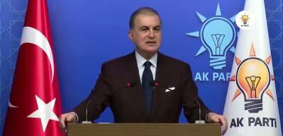 AK Parti s&ouml;zc&uuml;s&uuml; &Ouml;mer &Ccedil;elik yeni yıl &ouml;ncesinde Gazze hakkında konuştu