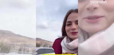 Suriyeli oyuncu Aliaa Saeid Esed rejiminin devrilmesini böyle kutladı