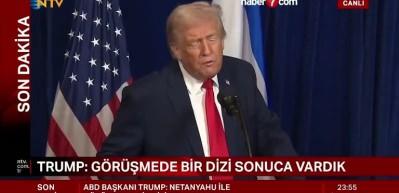 Trump: Erdoğan benim iyi bir dostum