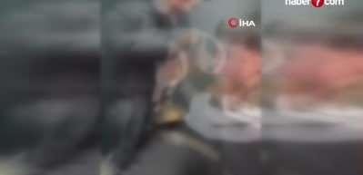 Esenyurt'ta sağır ve dilsiz &ccedil;ocuğa işkence anları kamerada!