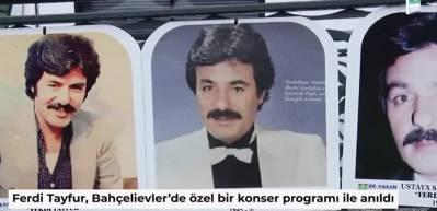 Bah&ccedil;elievler Belediyesi Ferdi Tayfur i&ccedil;in anma programı d&uuml;zenledi