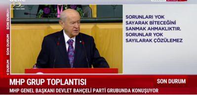 MHP lideri Devlet Bah&ccedil;eli'den 12 Adalar &ccedil;ıkışı: Atina y&ouml;netimi ayağını denk alsın
