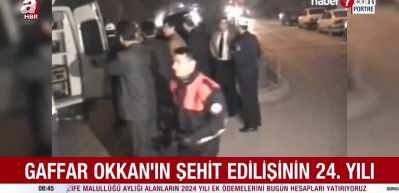 Efsana emniyet m&uuml;d&uuml;r&uuml; Gaffar Okkan'ın şehit edilişinin 24. yılı