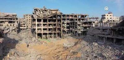Gazze&rsquo;de ateşkes devam ederken, yıkılan binaların enkazında 120 kişinin cansız bedeni bulundu