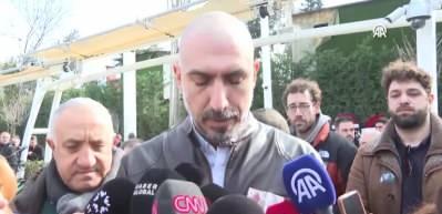 Yangında 2 kızı ve eşini kaybeden babanın ağlatan vedası