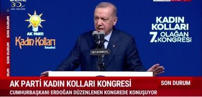 Erdoğan: Kadın ailenin temelidir