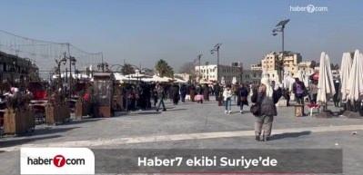 Haber 7 ekibi sahada&hellip; Suriye&rsquo;de y&uuml;zler g&uuml;l&uuml;yor! 