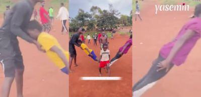 Afrikalı gençlerin hazırladığı dans gösterisi görenleri hayrete düşürdü!