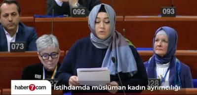 AK Parti milletvekili Sena Nur &Ccedil;elik Kanat Avrupa&rsquo;da M&uuml;sl&uuml;man kadınlara uygulanan ayrımcılığa tepki g&ouml;sterdi