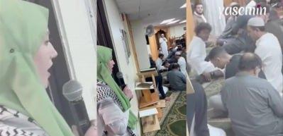 Amerikalı kadın Kelime-i Şehadet getirerek Müslüman oldu!