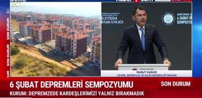 Bakan Kurum: 201 bin 500 konut ve iş yerimizin anahtarlarını teslim ettik