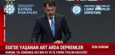 Bakan Kurum: İstanbul'da 7.5 milyon konutun 1.5 milyonu y&uuml;ksek risk altında
