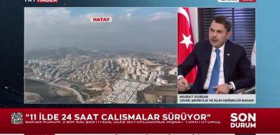 Bakan Kurum: &ldquo;Yıl sonunda evine girmeyen afetzede kalmayacak&rdquo;