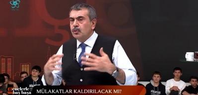 Bakan Tekin, m&uuml;lakatta torpil iddialarına karşı aldıkları &ouml;nlemleri anlattı!