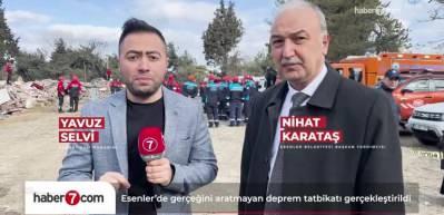 Esenler'de ger&ccedil;eğini aratmayan deprem tatbikatı ger&ccedil;ekleştirildi