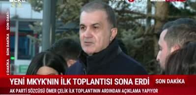 AK Parti Sözcüsü Ömer Çelik'ten son dakika açıklamalar