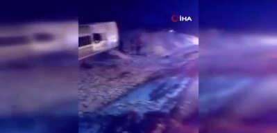 Yozgat'ta yolcu otob&uuml;s&uuml; devrildi, 6 kişi yaralandı