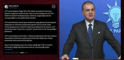 AK Parti Sözcüsü Çelik: TSK'nın komuta heyetini saygısızca hedef aldı