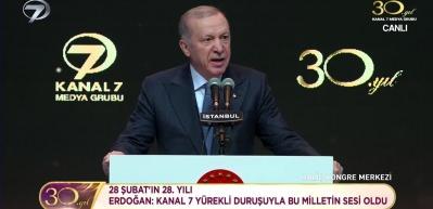 Cumhurbaşkanı Erdoğan: Bu ülkenin tek sahibi millettir